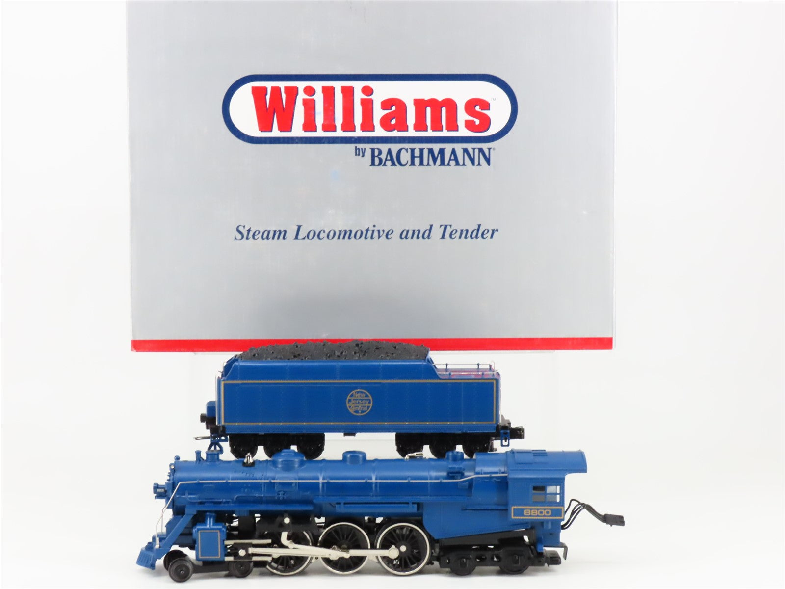 O Gauge 3-Rail Williams 40207 CNJ Jersey Central 4-6-4 Steam Locomotive #8800