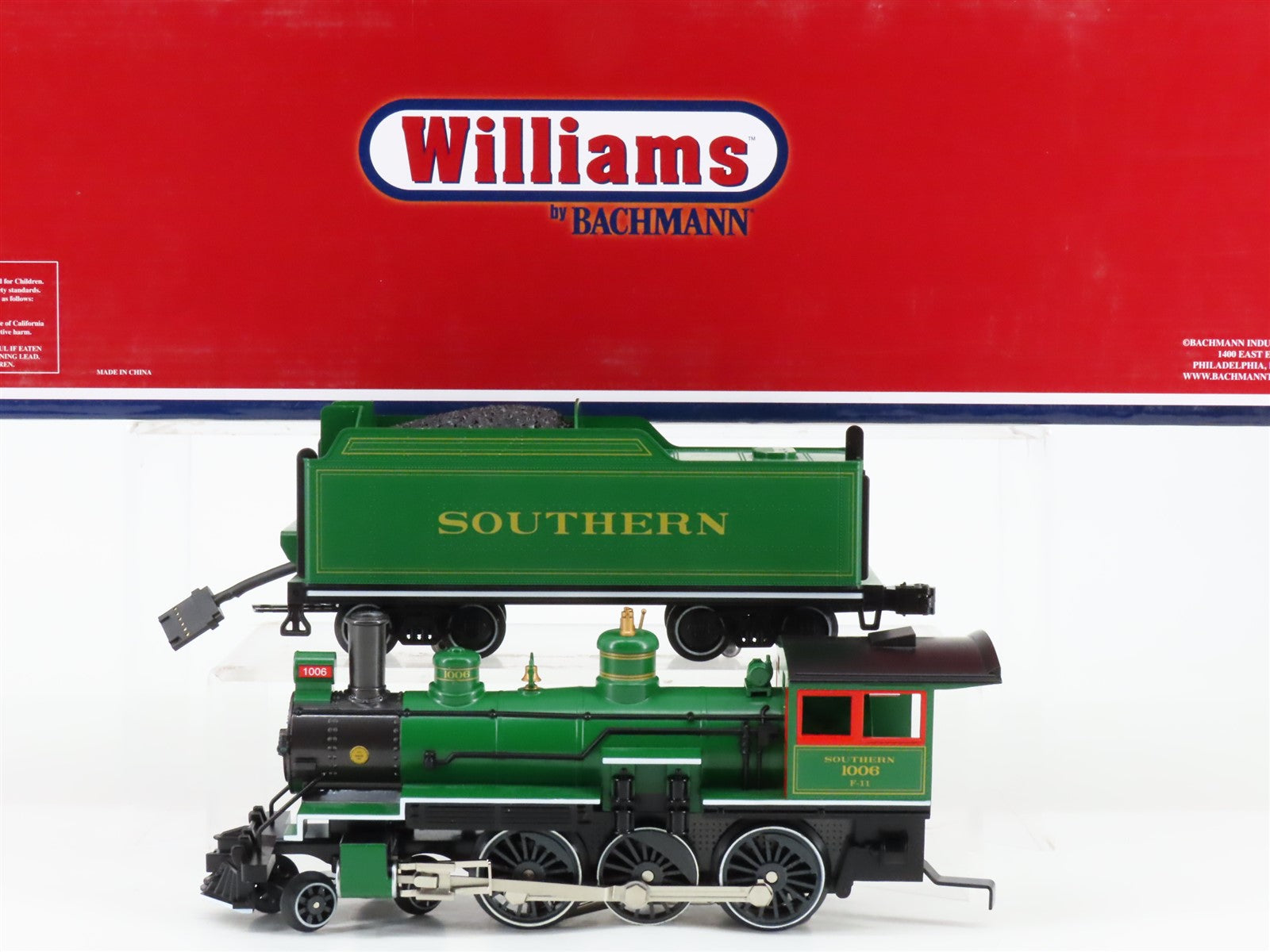O Gauge 3-Rail Williams 40601 Southern 4-6-0 Steam Locomotive #1006