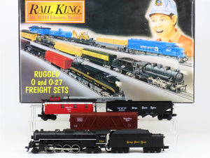 O27 Gauge 3-Rail MTH RailKing RK-024 NKP 2-8-4 Berkshire Steam Freight Set