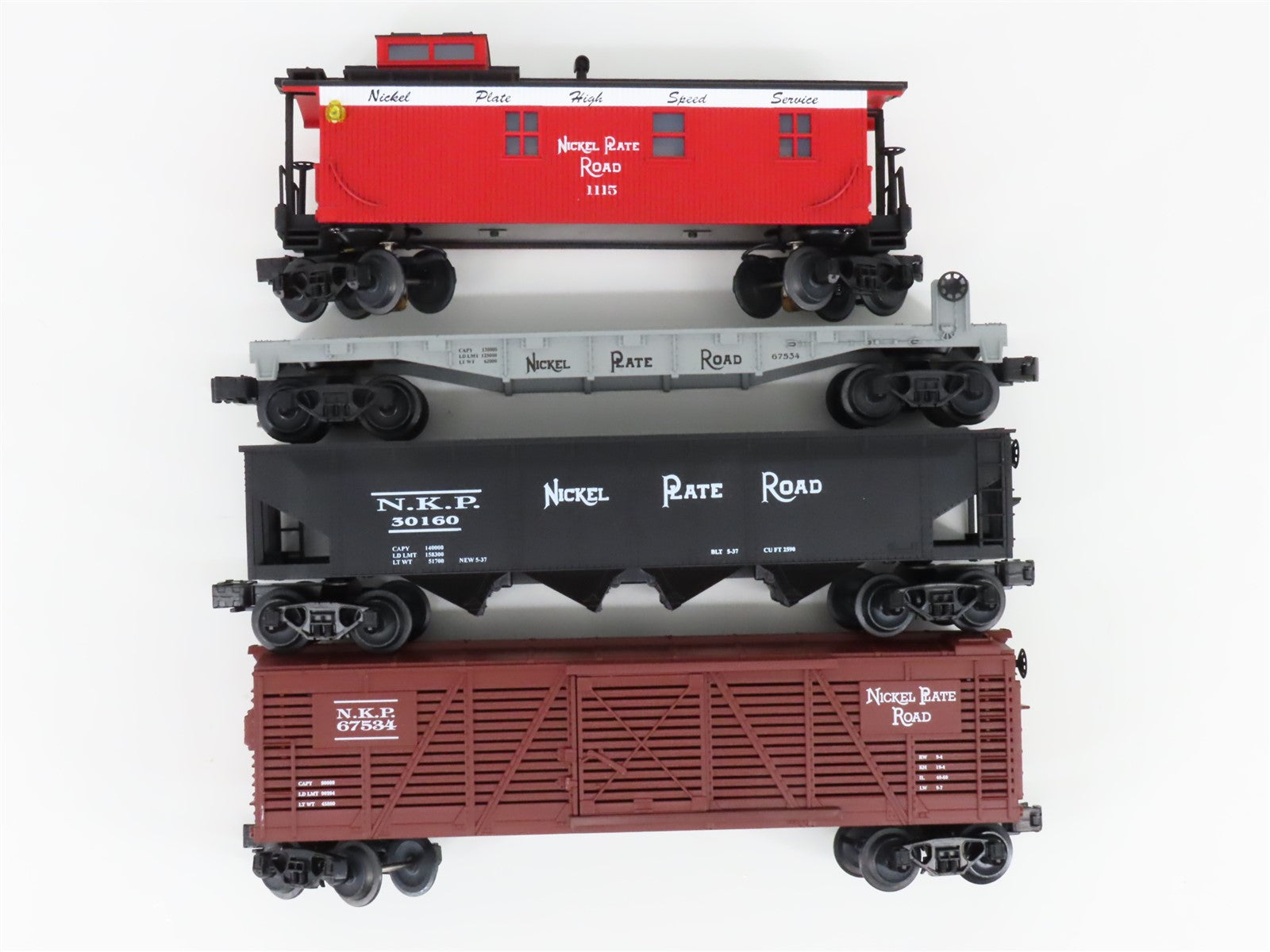O27 Gauge 3-Rail MTH RailKing RK-024 NKP 2-8-4 Berkshire Steam Freight Set