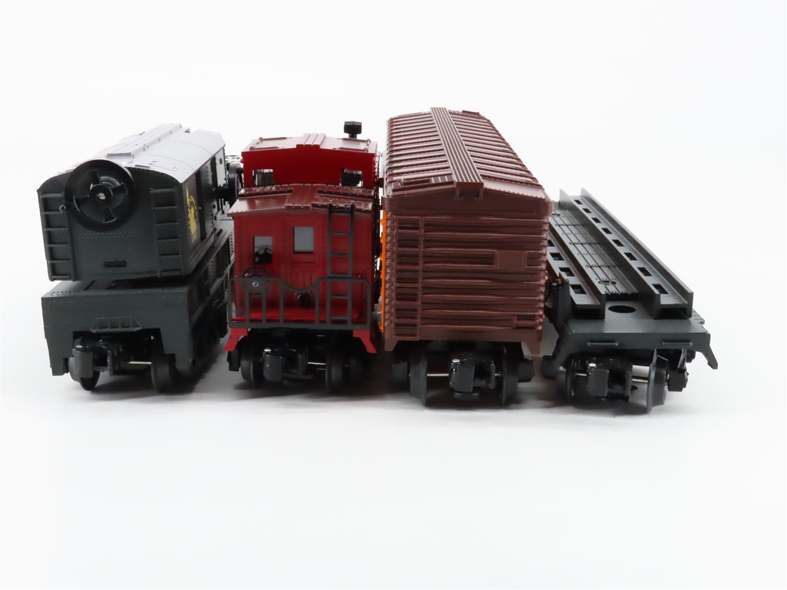 O27 Gauge 3-Rail Lionel 6-81023 CNJ 0-4-0 Yard Boss Steam Freight Set w/ Sound