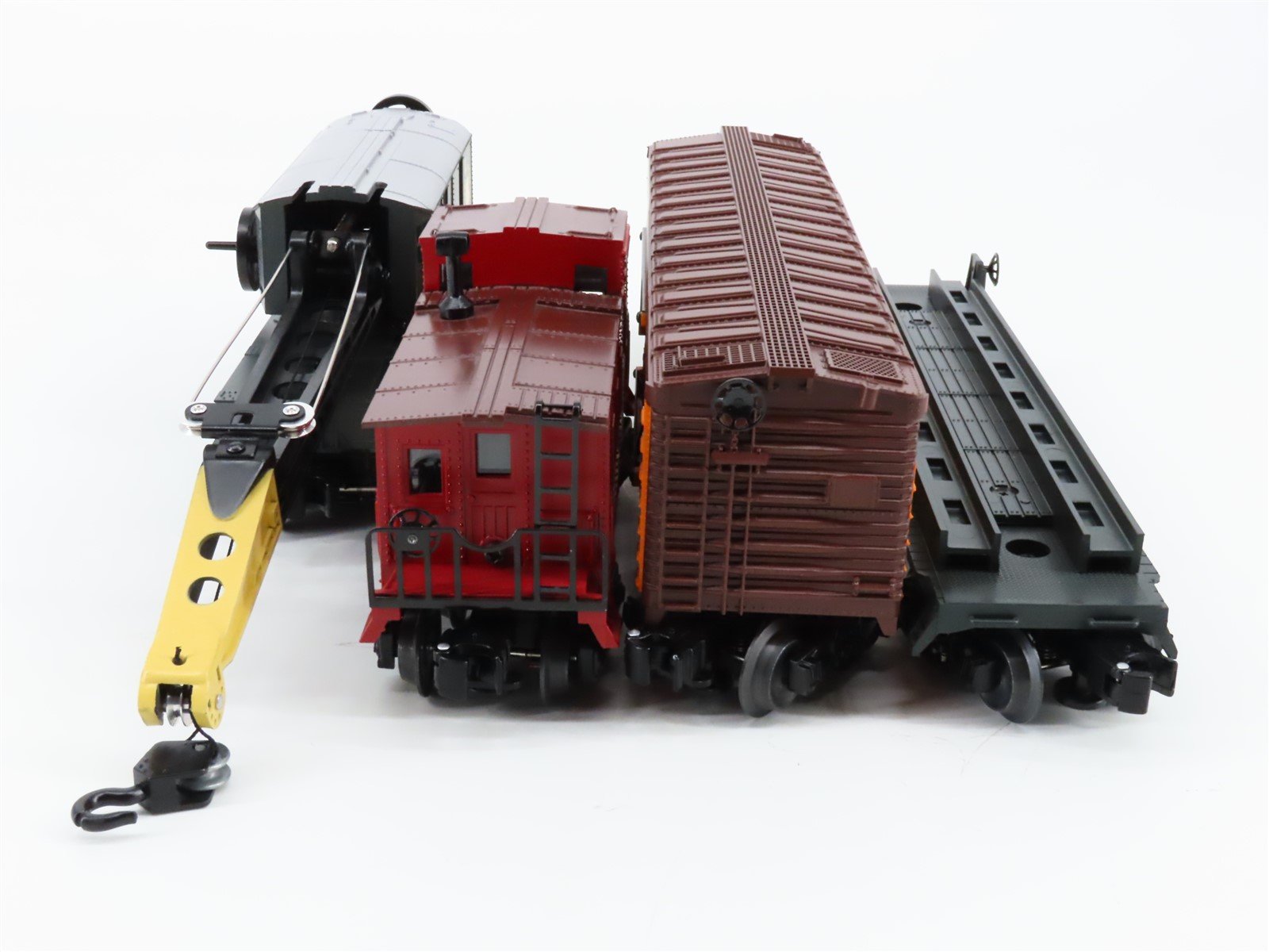 O27 Gauge 3-Rail Lionel 6-81023 CNJ 0-4-0 Yard Boss Steam Freight Set w/ Sound