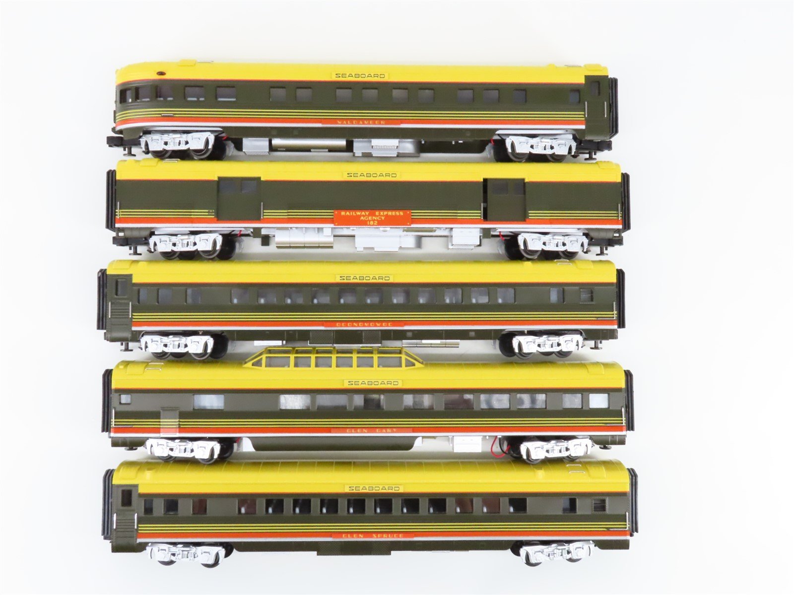O Gauge 3-Rail MTH 20-6515 SAL Seaboard Air Line 70' Passenger 5-Car Set