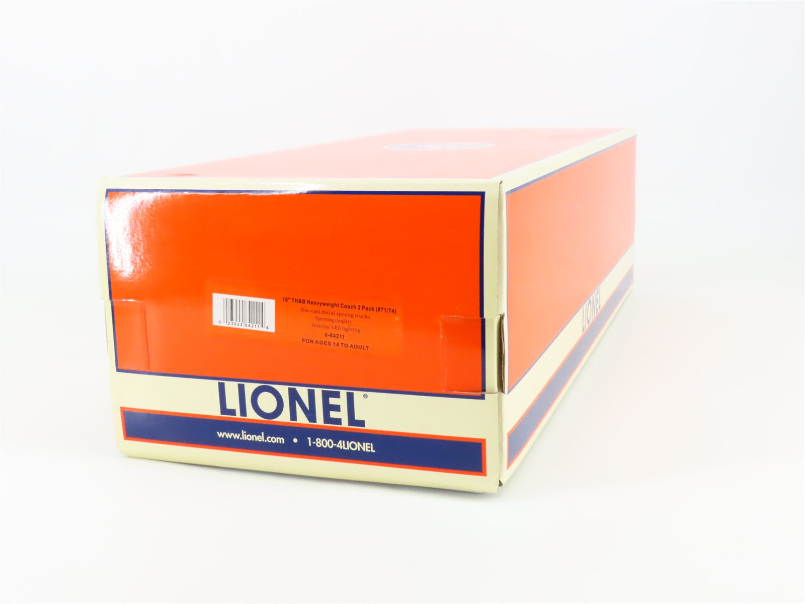 O Gauge 3-Rail Lionel 6-84211 TH&B Heavyweight Coach Passenger Car 2-Pack