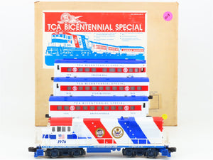 O Gauge 3-Rail Lionel TCA Bicentennial Diesel Passenger Special Set #2