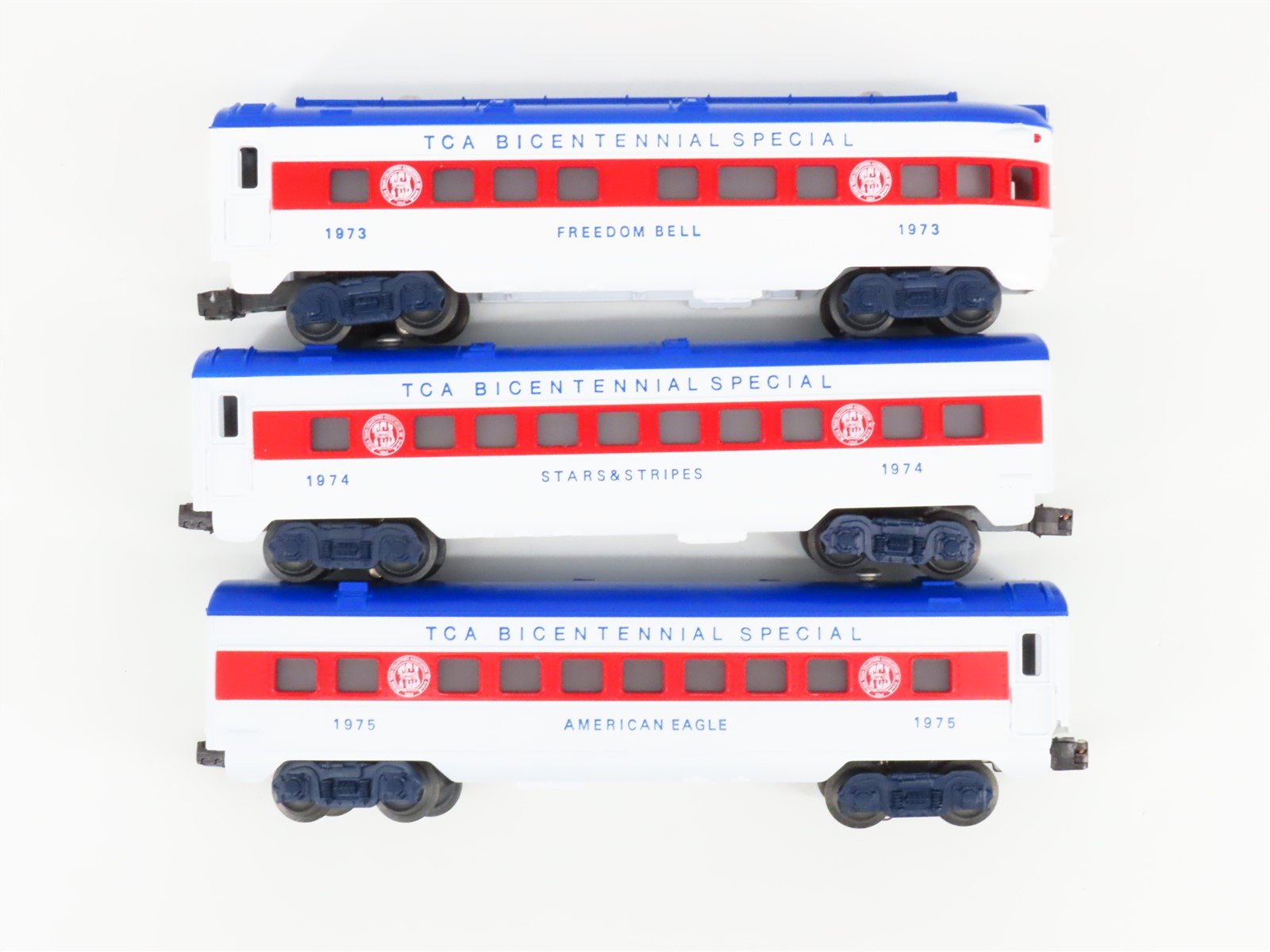 O Gauge 3-Rail Lionel TCA Bicentennial Diesel Passenger Special Set #2
