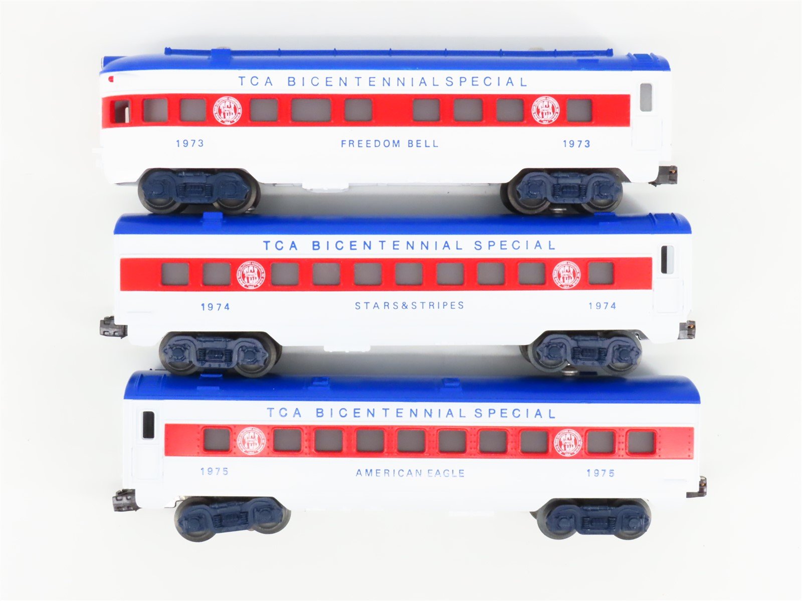 O Gauge 3-Rail Lionel TCA Bicentennial Diesel Passenger Special Set #2