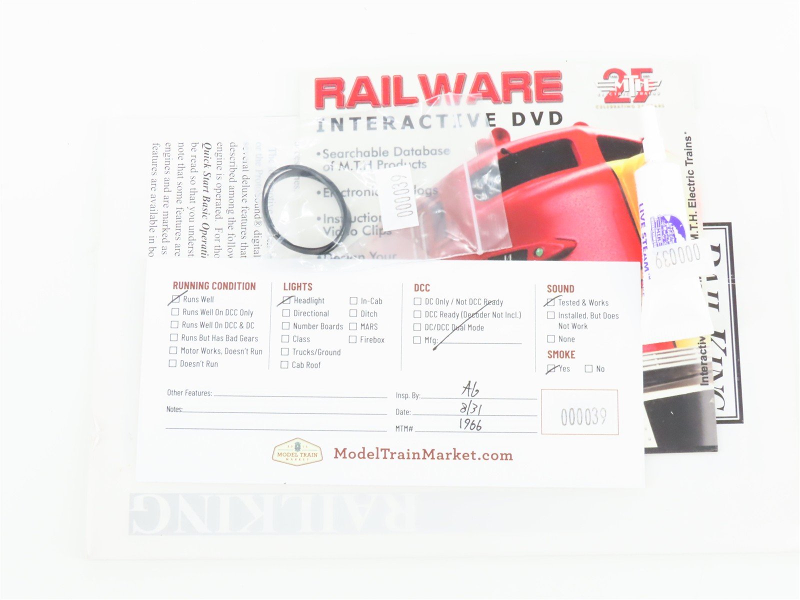 O Gauge 3-Rail MTH 30-1147-1 WAB Wabash 4-6-4 Steam Locomotive #702 wSound