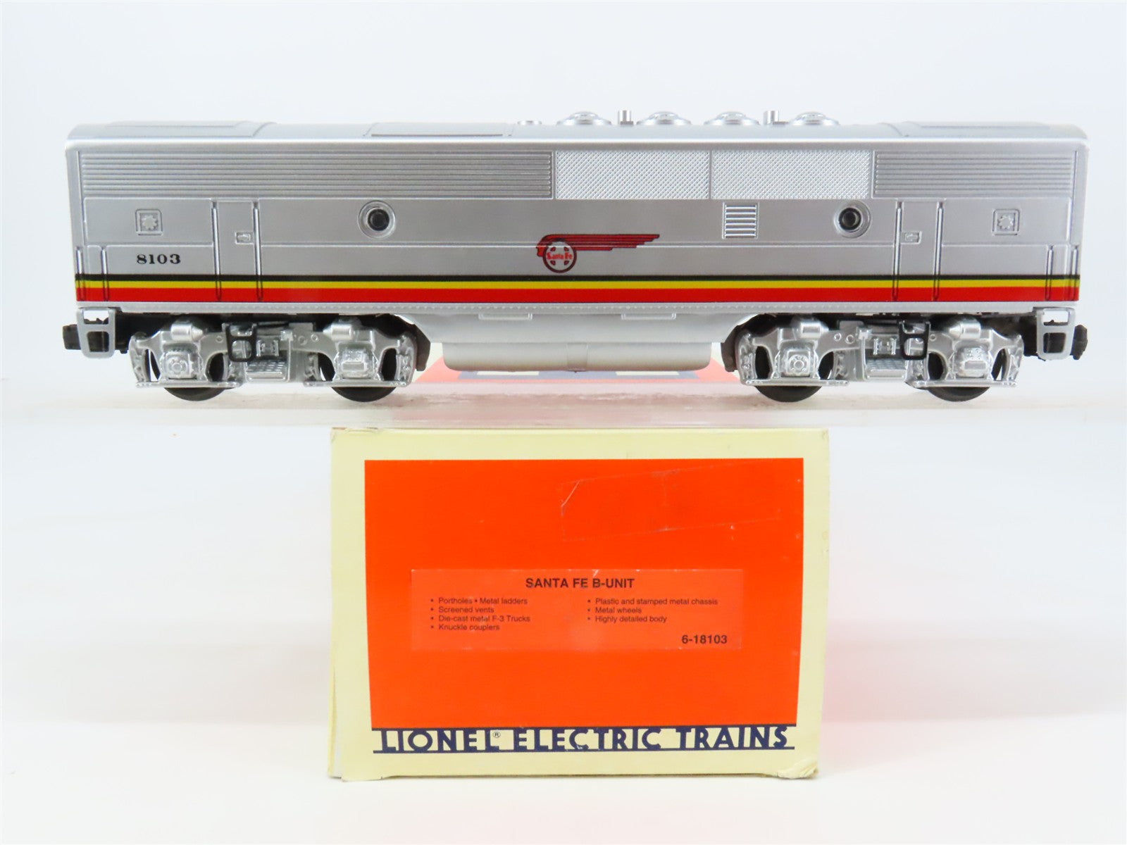 O Gauge 3-Rail Lionel 6-18103 ATSF 