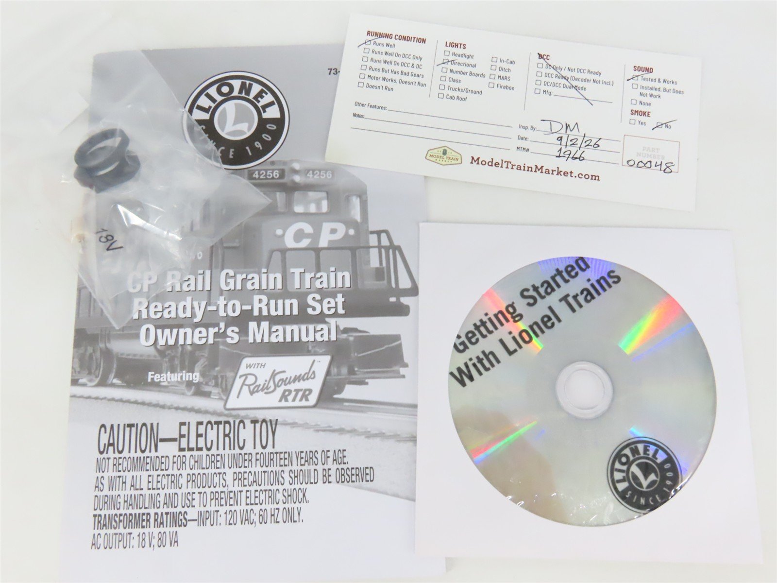 O Gauge 3-Rail Lionel 6-38252 CP Rail 