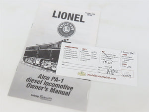 O Gauge 3-Rail Lionel 6-18961 ERIE Railroad ALCO PA-1 Diesel #850 w/ TMCC