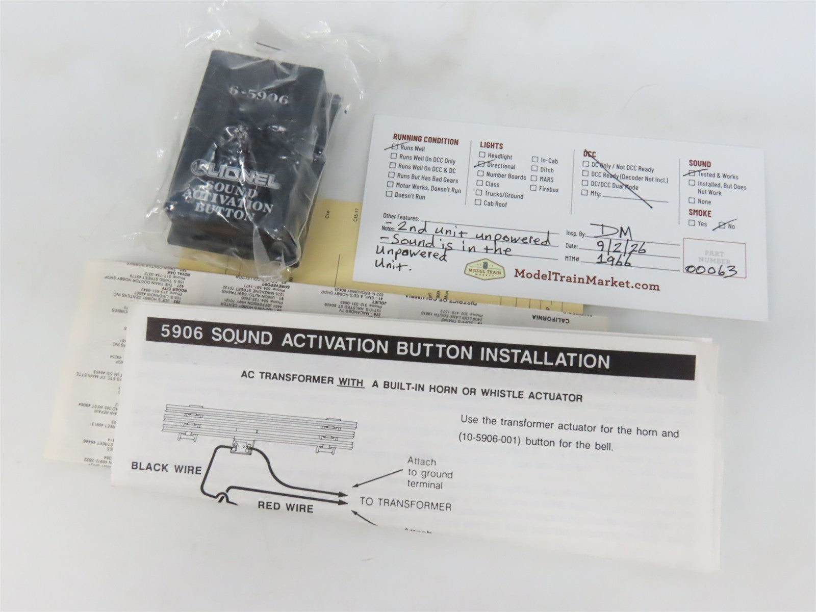 O Gauge 3-Rail 6-18505 NKP Nickel Plate Road EMD GP7 Diesel 2-Unit Set w/ Sound