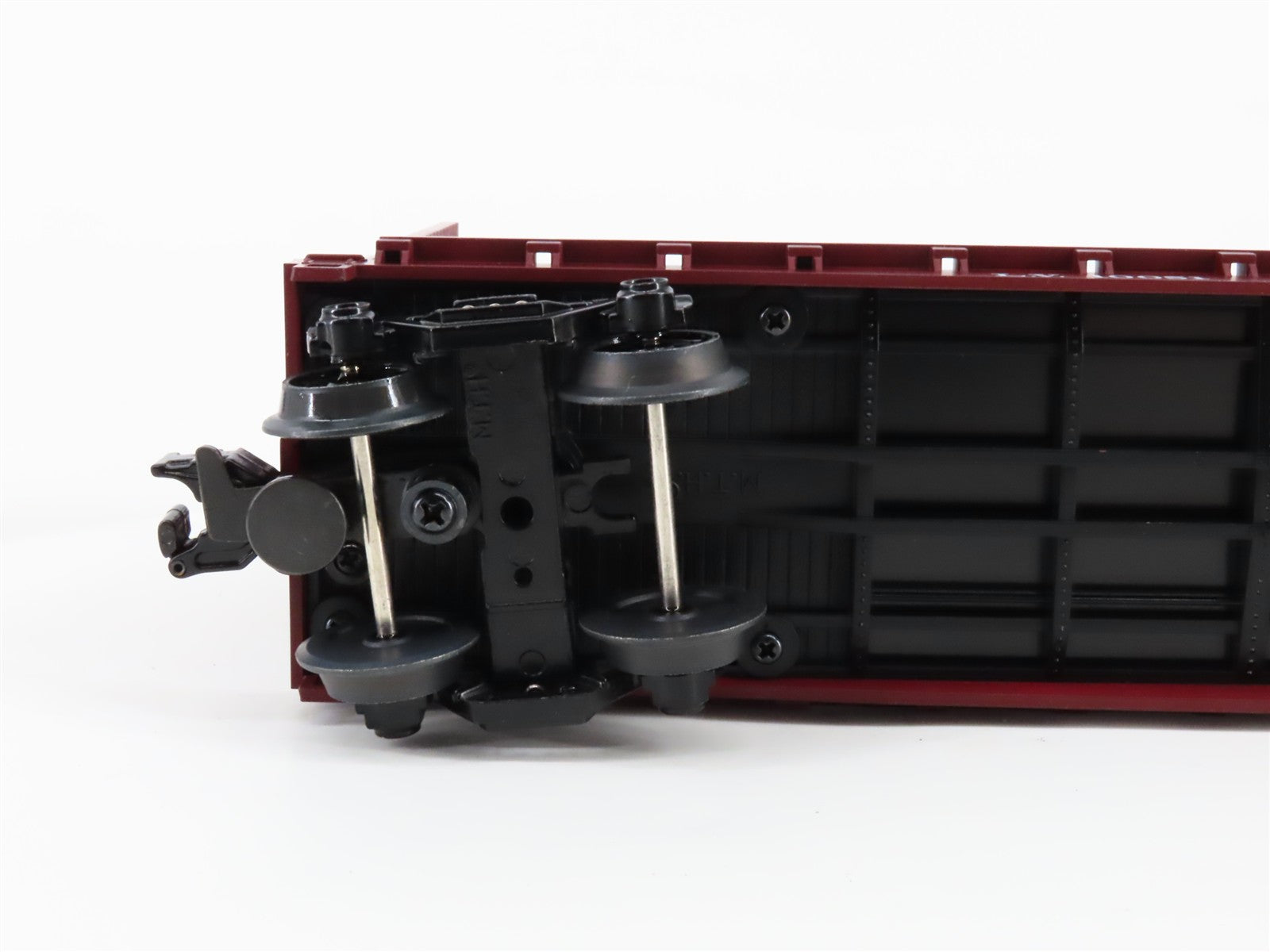 O Scale MTH 30-76015 LV Lehigh Valley Bulkhead Flat Car 10051 RTR