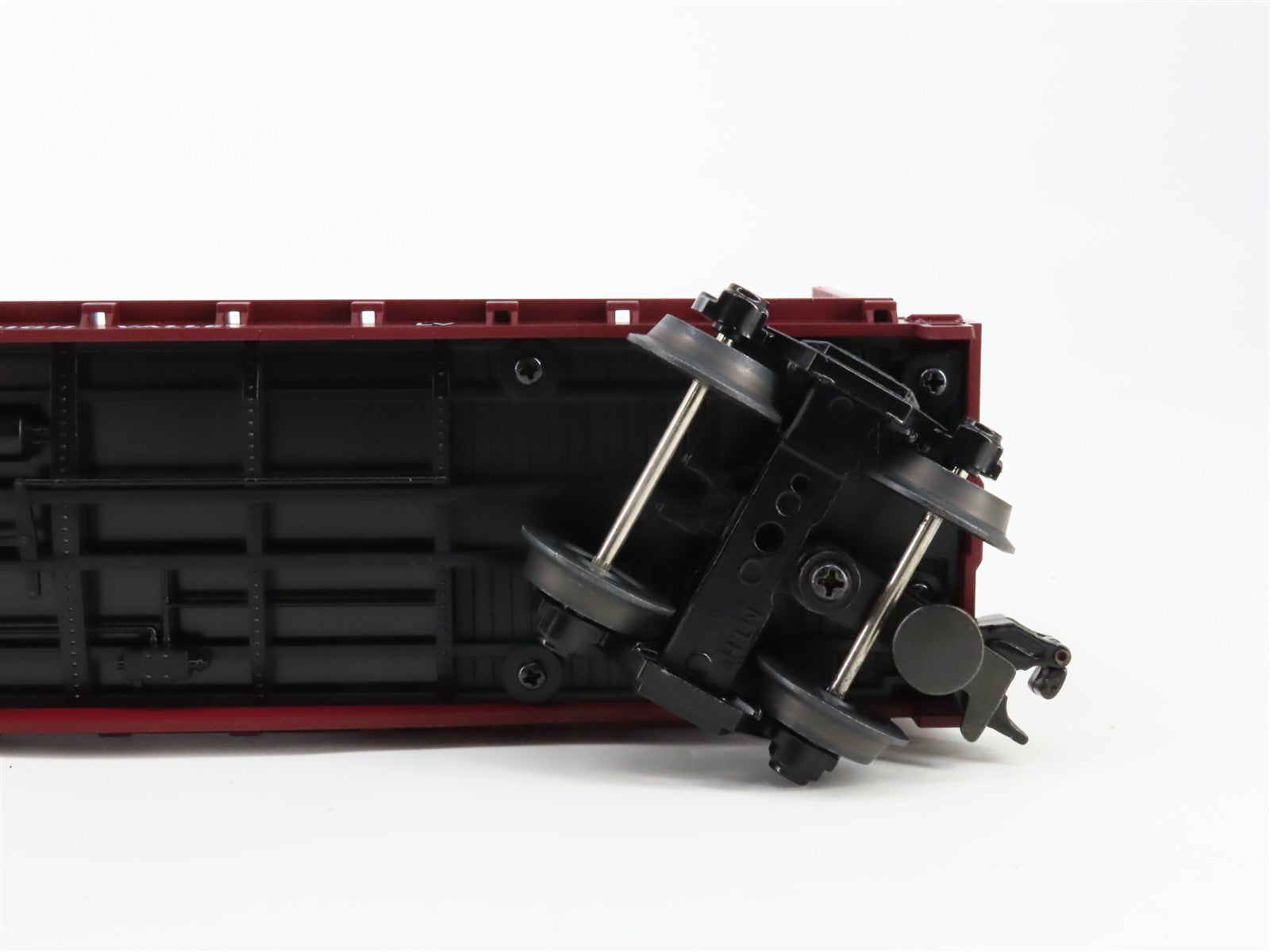 O Scale MTH 30-76015 LV Lehigh Valley Bulkhead Flat Car 10051 RTR
