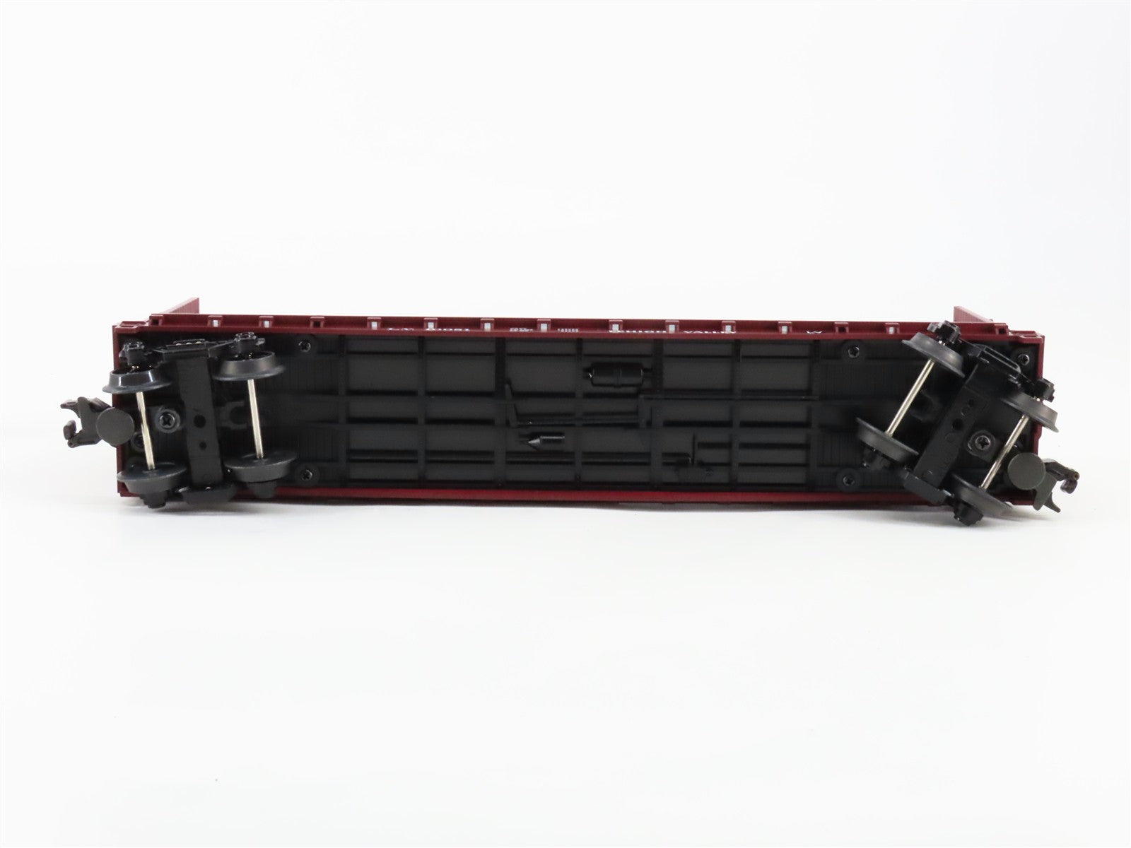 O Scale MTH 30-76015 LV Lehigh Valley Bulkhead Flat Car 10051 RTR