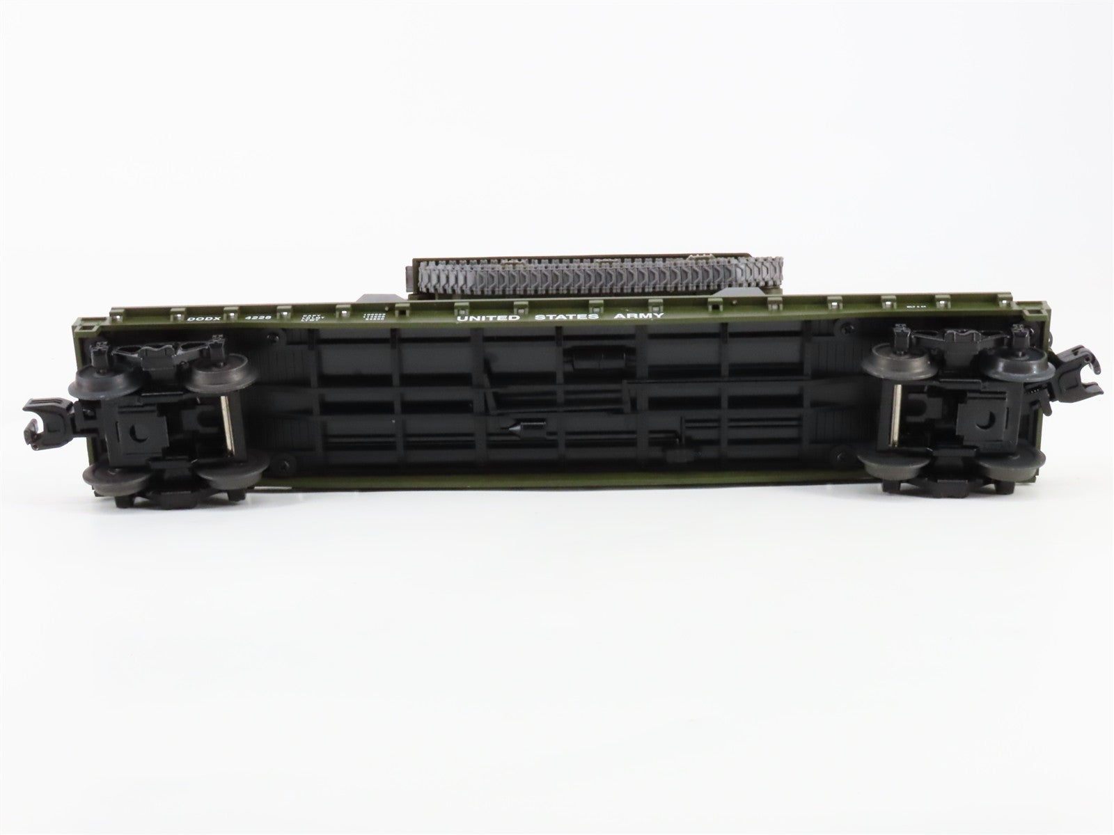 O Scale MTH 30-7093B DODX United States Army Flat Car w/ Sherman Tank 4228 RTR