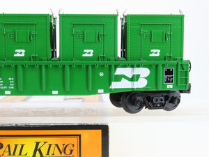 O Scale MTH 30-72144 BN Burlington Northern Gondola 577230 RTR