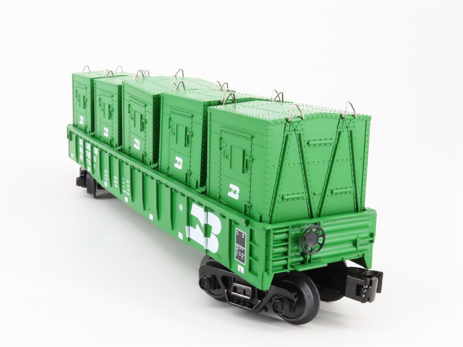 O Scale MTH 30-72144 BN Burlington Northern Gondola 577230 RTR