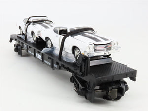 O Scale MTH 30-7680 MTH Transport Flat Car w/ ERTL '70 Chevelles 1970 RTR