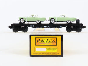 O Scale MTH 30-7613 MTH Transport Auto Transport Flat Car w/T'Birds 1957 RTR