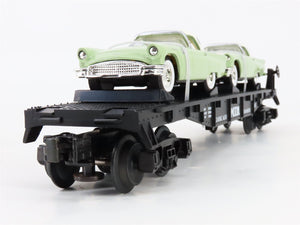 O Scale MTH 30-7613 MTH Transport Auto Transport Flat Car w/T'Birds 1957 RTR