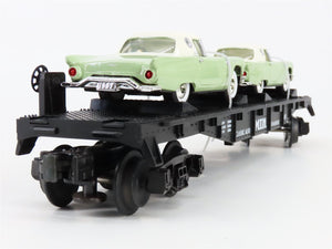 O Scale MTH 30-7613 MTH Transport Auto Transport Flat Car w/T'Birds 1957 RTR