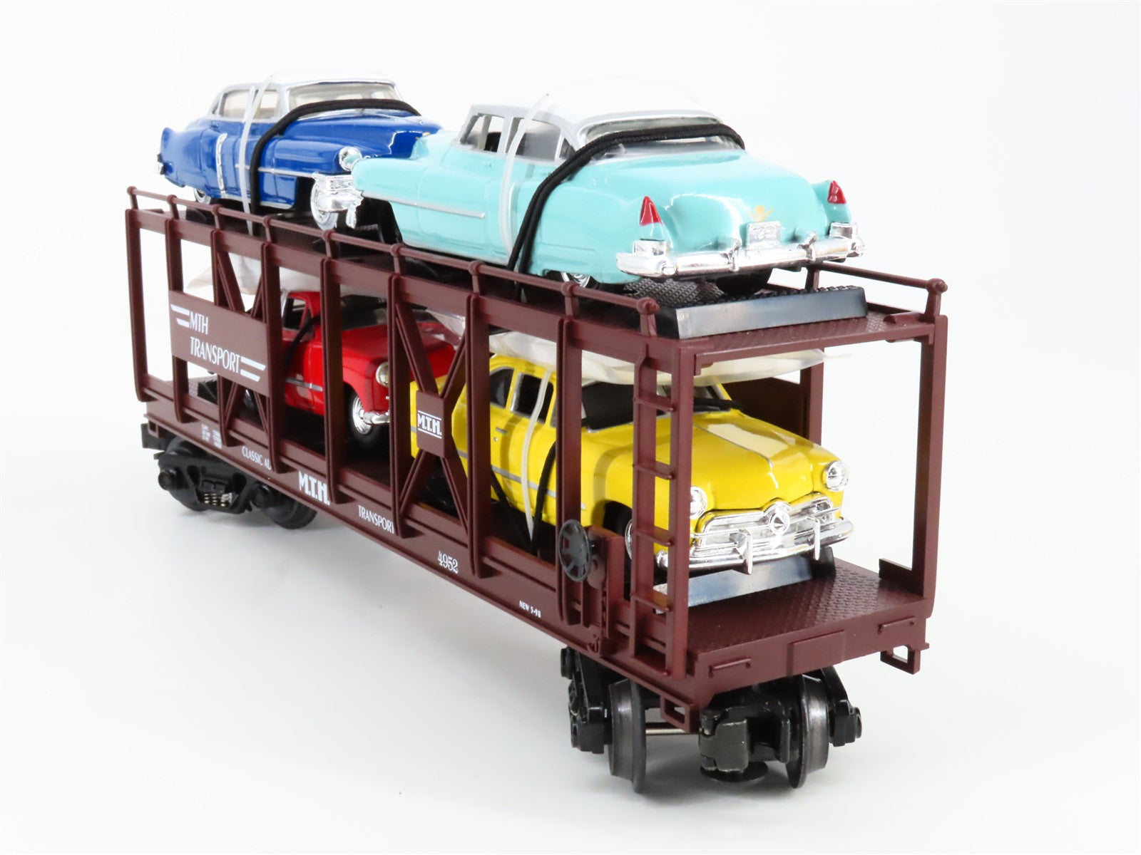 O Scale MTH 30-7628 MTH Transport Auto Carrier 4952 RTR