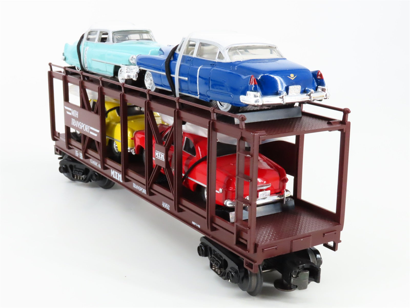 O Scale MTH 30-7628 MTH Transport Auto Carrier 4952 RTR