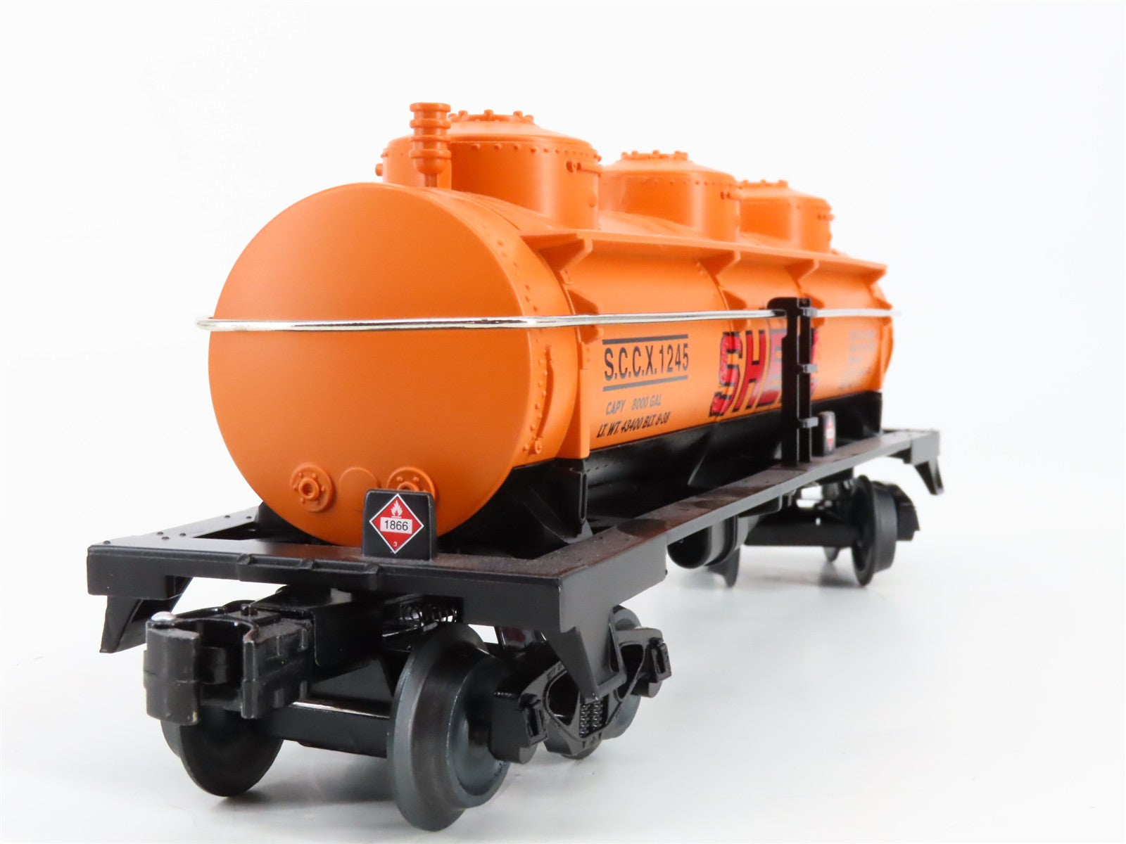 O Scale Williams 47108 SCCX Shell 3-Dome Tank Car 1245 RTR