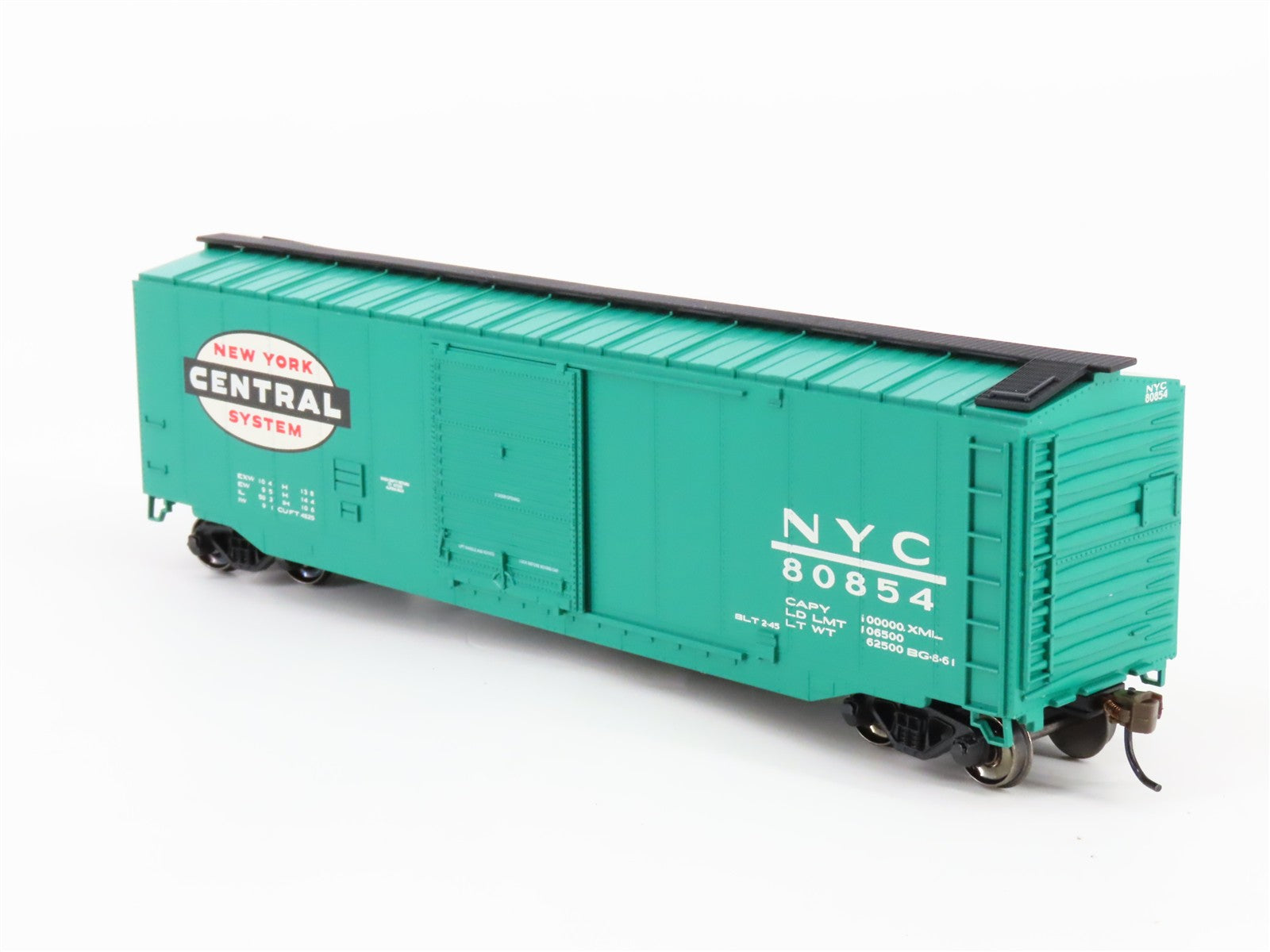 HO Scale Bachmann 19402 NYC New York Central 50' Box Car 80854 RTR