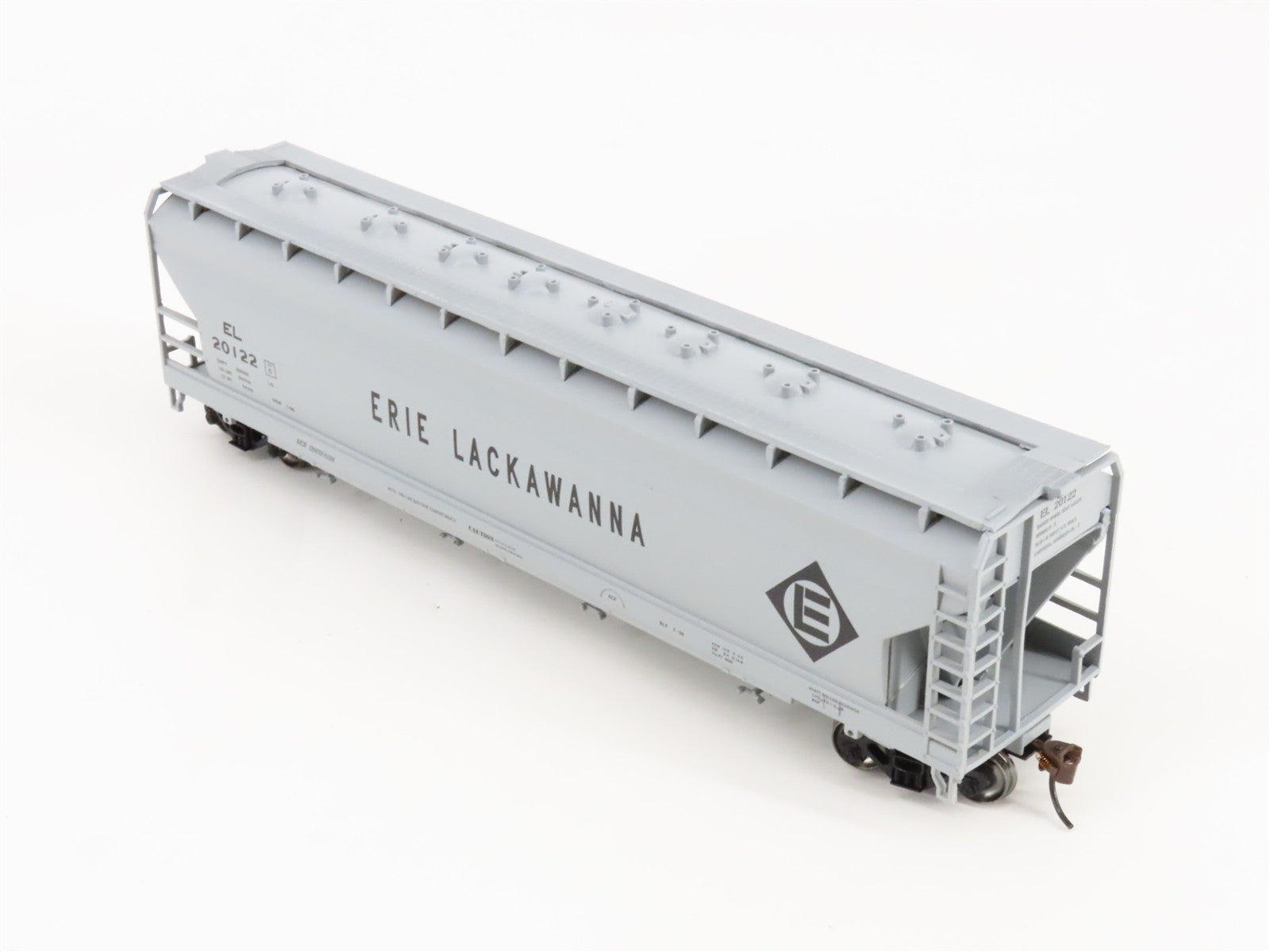 HO Scale Bachmann 17528 EL Erie Lackawanna 56' 4-Bay Covered Hopper 20122 RTR
