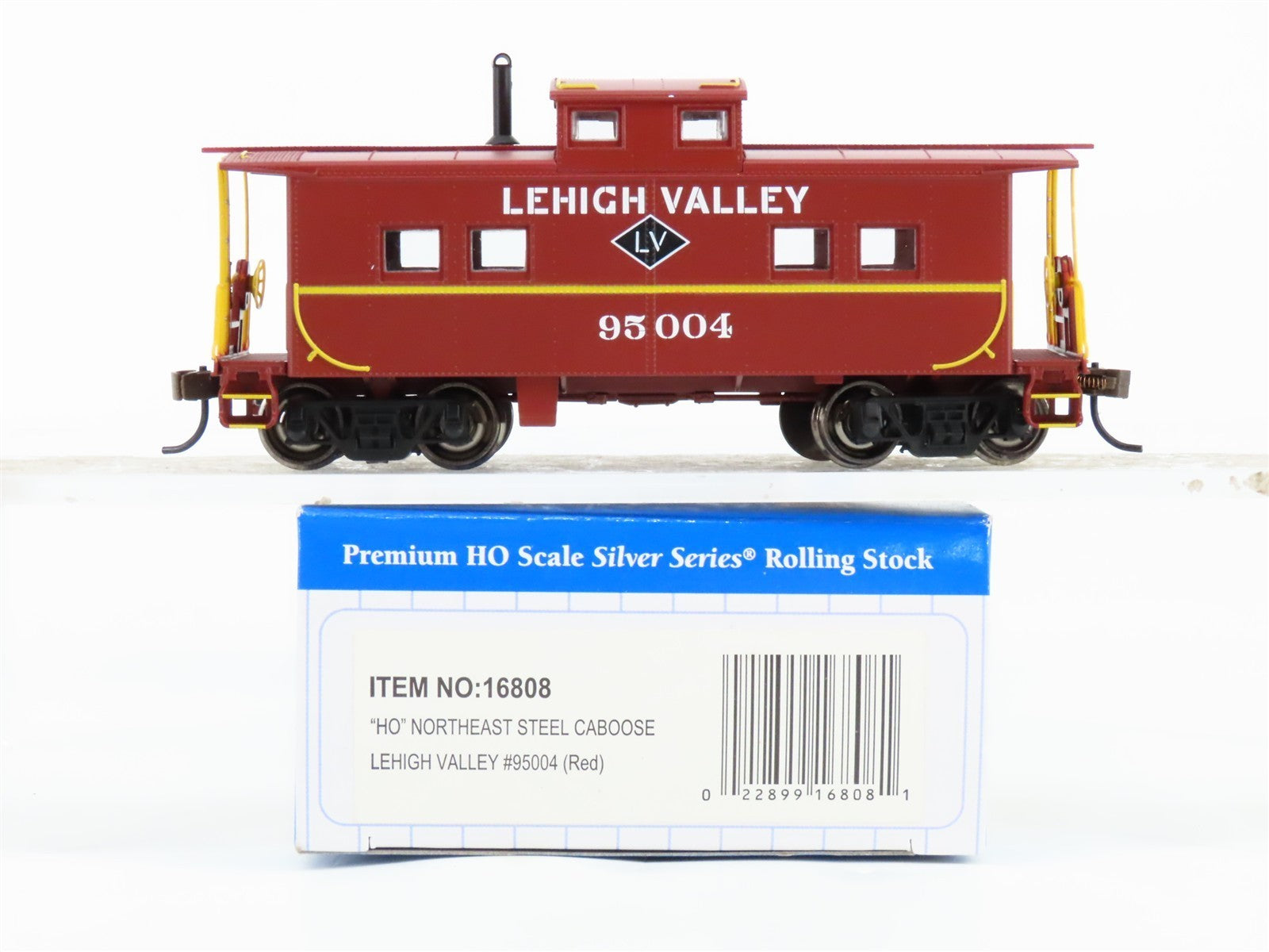 HO Scale Bachmann 16808 LV Lehigh Valley Northeast Steel Caboose 95004 RTR