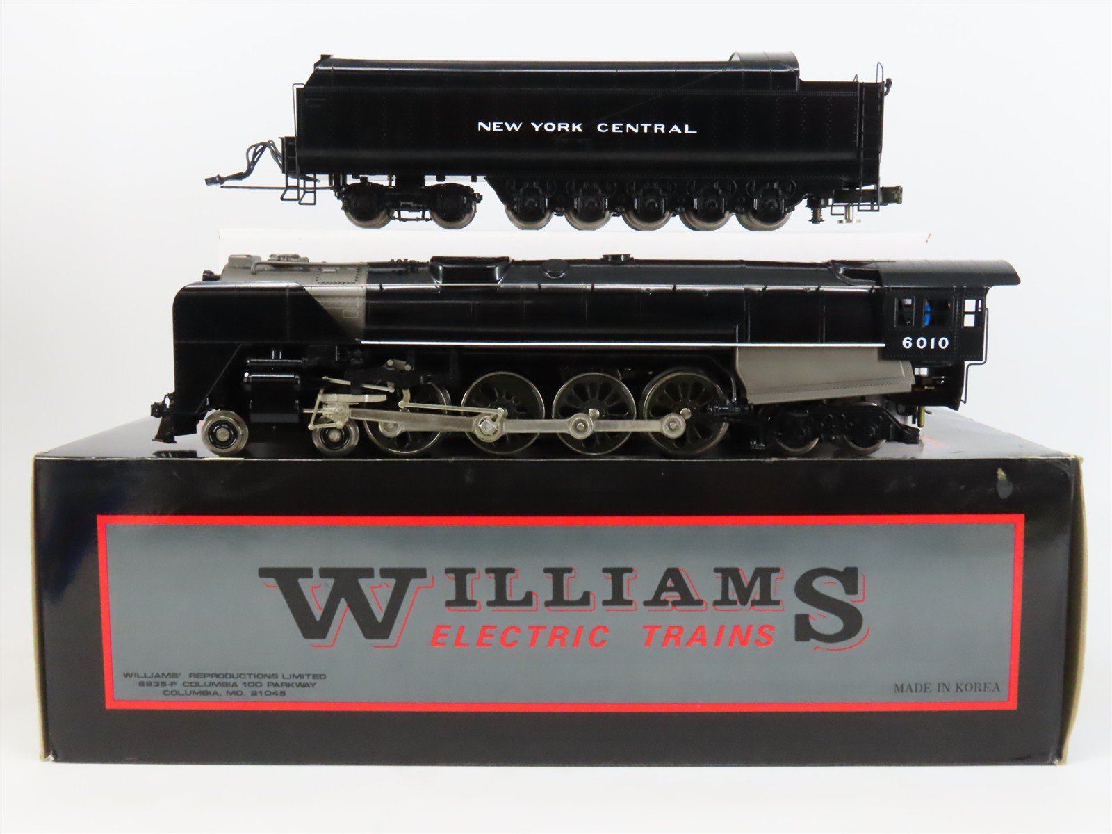 O Gauge 3-Rail Williams BRASS 5602 NYC New York Central 4-8-4 Niagara Steam 6010