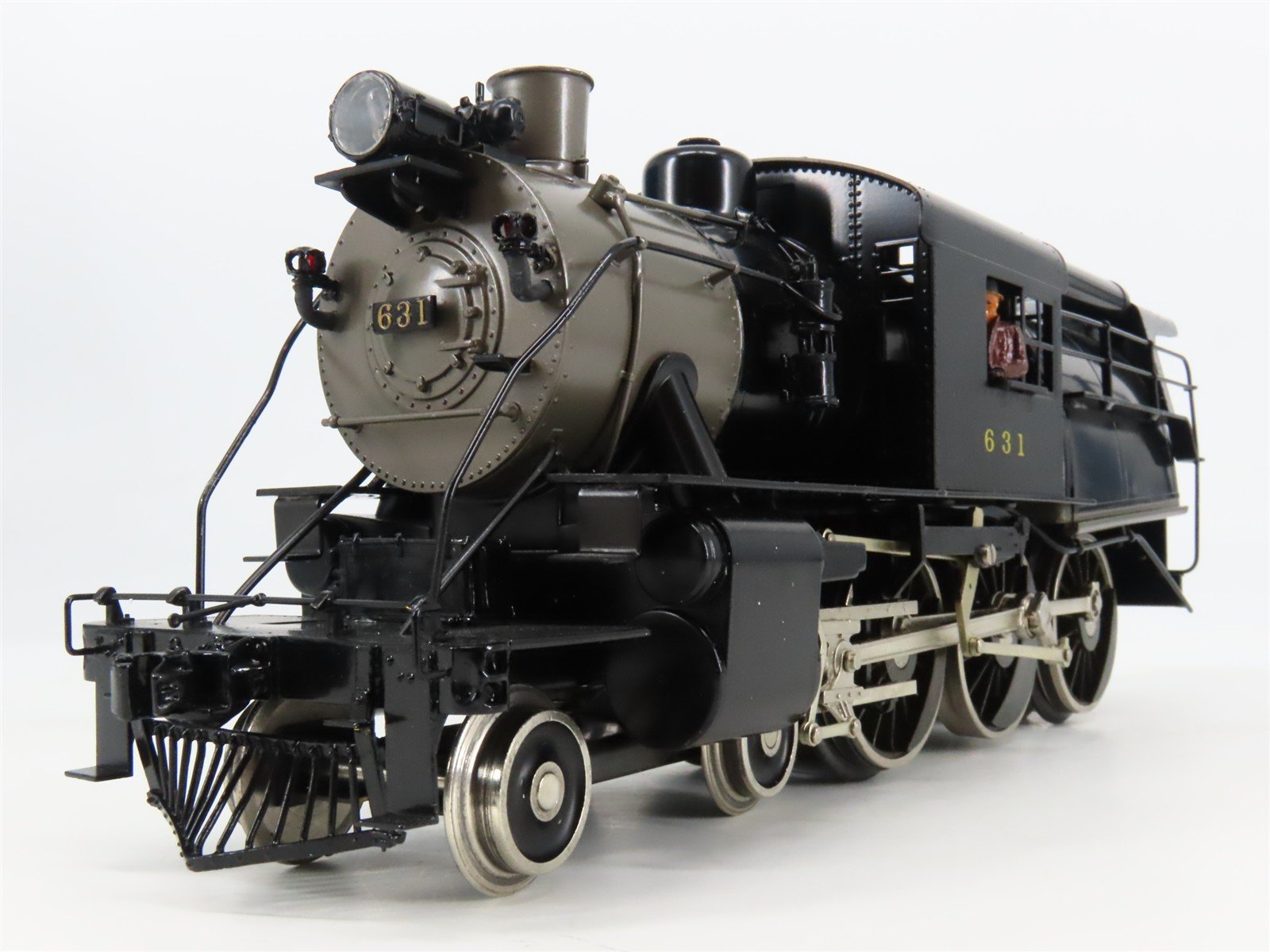 O Gauge 3-Rail Williams BRASS 5015 CNJ Jersey Central 4-6-0 Camelback Steam #631