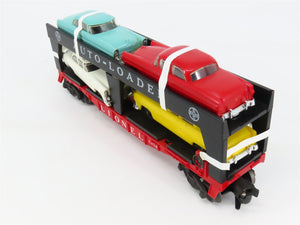 O Gauge 3-Rail Lionel Lines Postwar 6414 Evans Double-Decker Auto-Loader w/ Cars