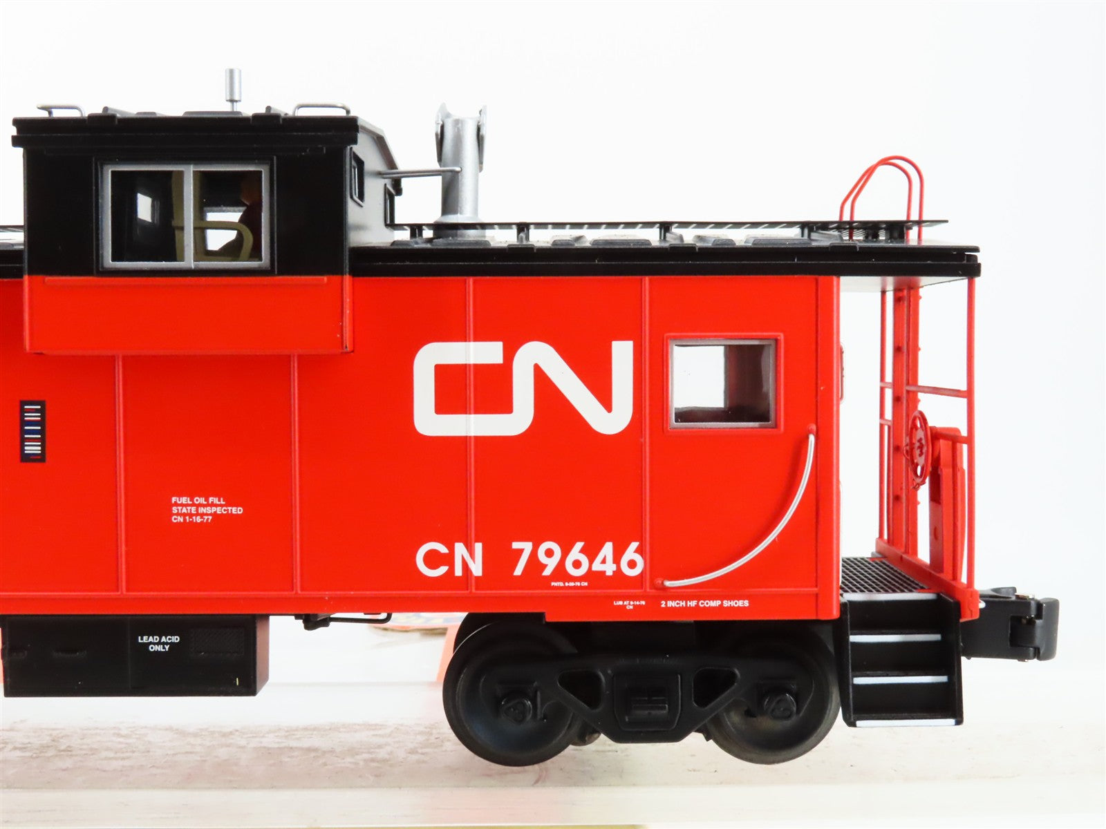 O Scale Lionel 6-17659 CN Canadian National Extended Vision Caboose 79646 RTR