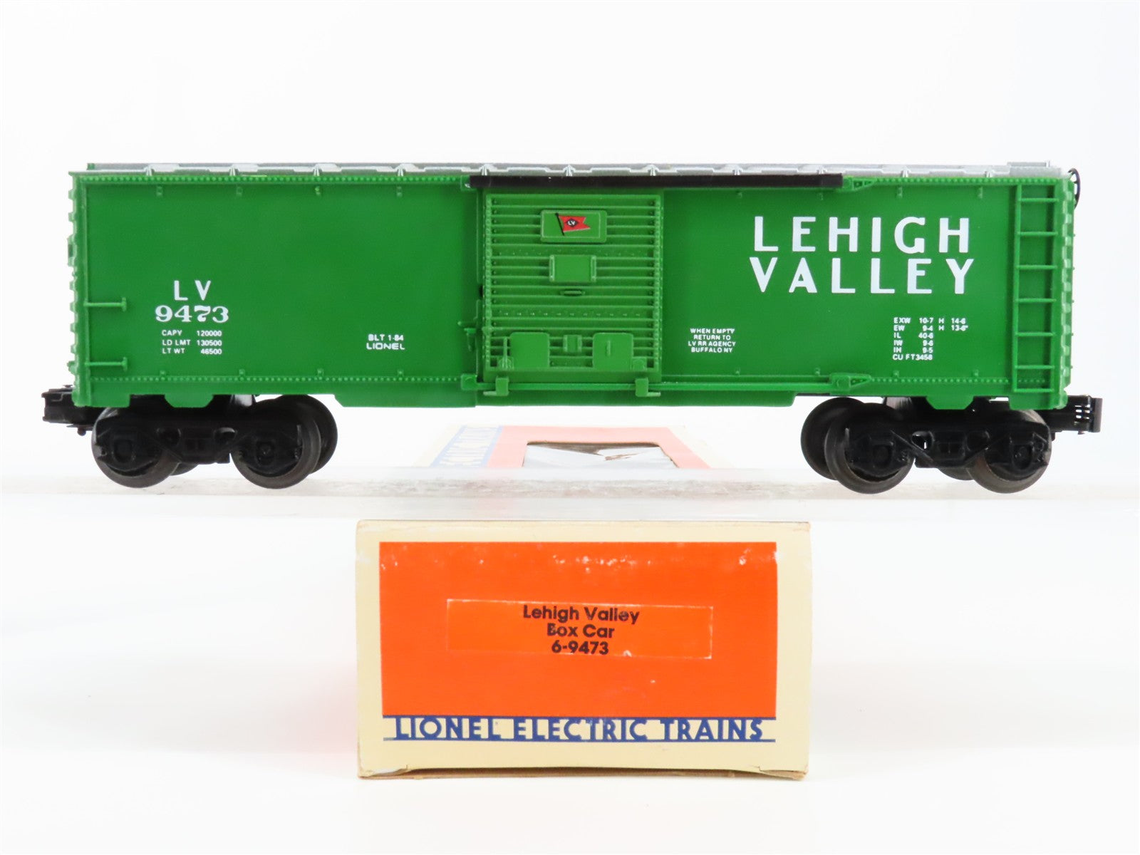 O Scale Lionel 6-9473 LV Lehigh Valley 40' Box Car 9473 RTR