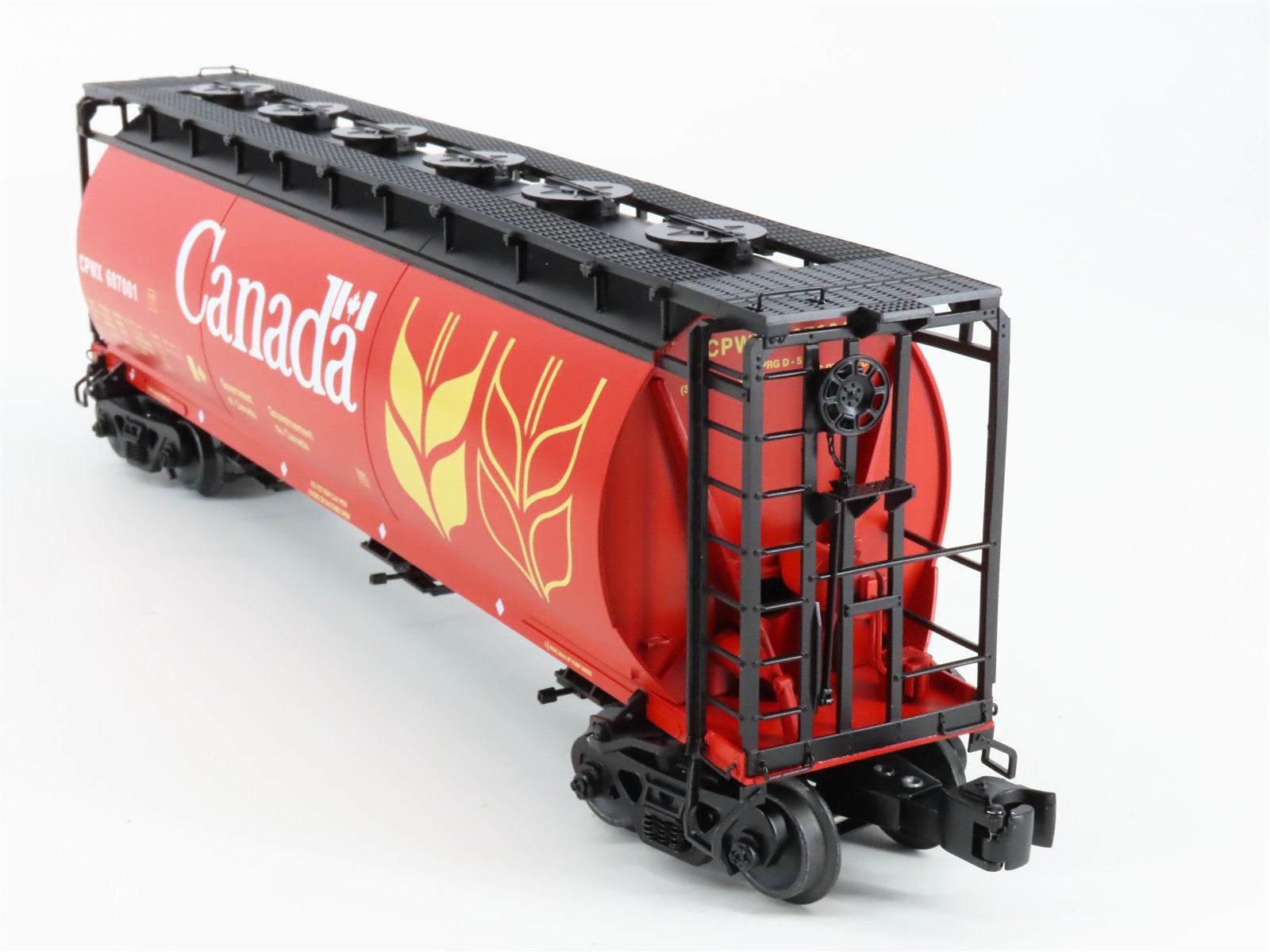 O Scale Lionel 6-27454 CPWX Government of Canada Cylindrical Hopper 607001 RTR