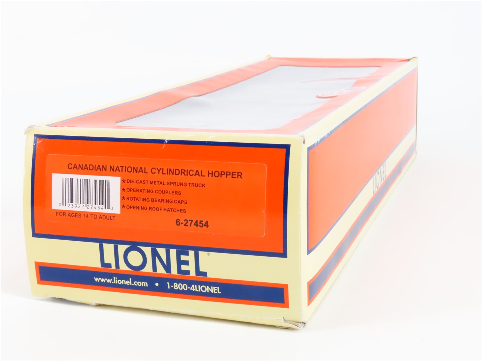 O Scale Lionel 6-27454 CPWX Government of Canada Cylindrical Hopper 607001 RTR