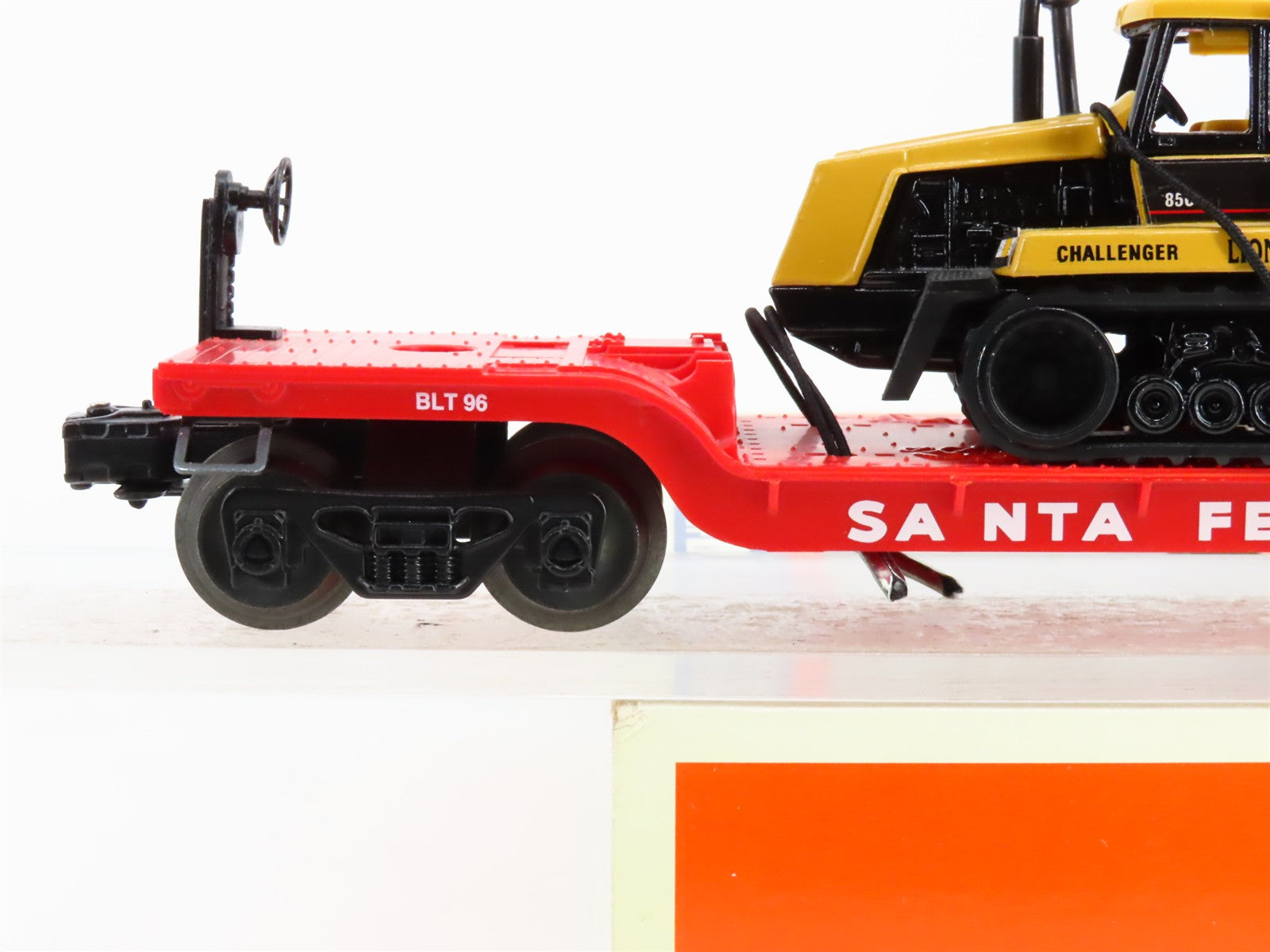 O Scale Lionel 6-16955 ATSF Santa Fe Depressed-Center Flat Car 16955 RTR
