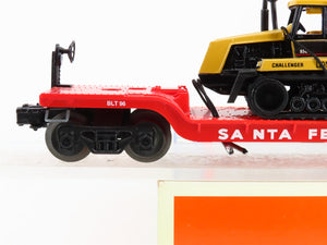 O Scale Lionel 6-16955 ATSF Santa Fe Depressed-Center Flat Car 16955 RTR