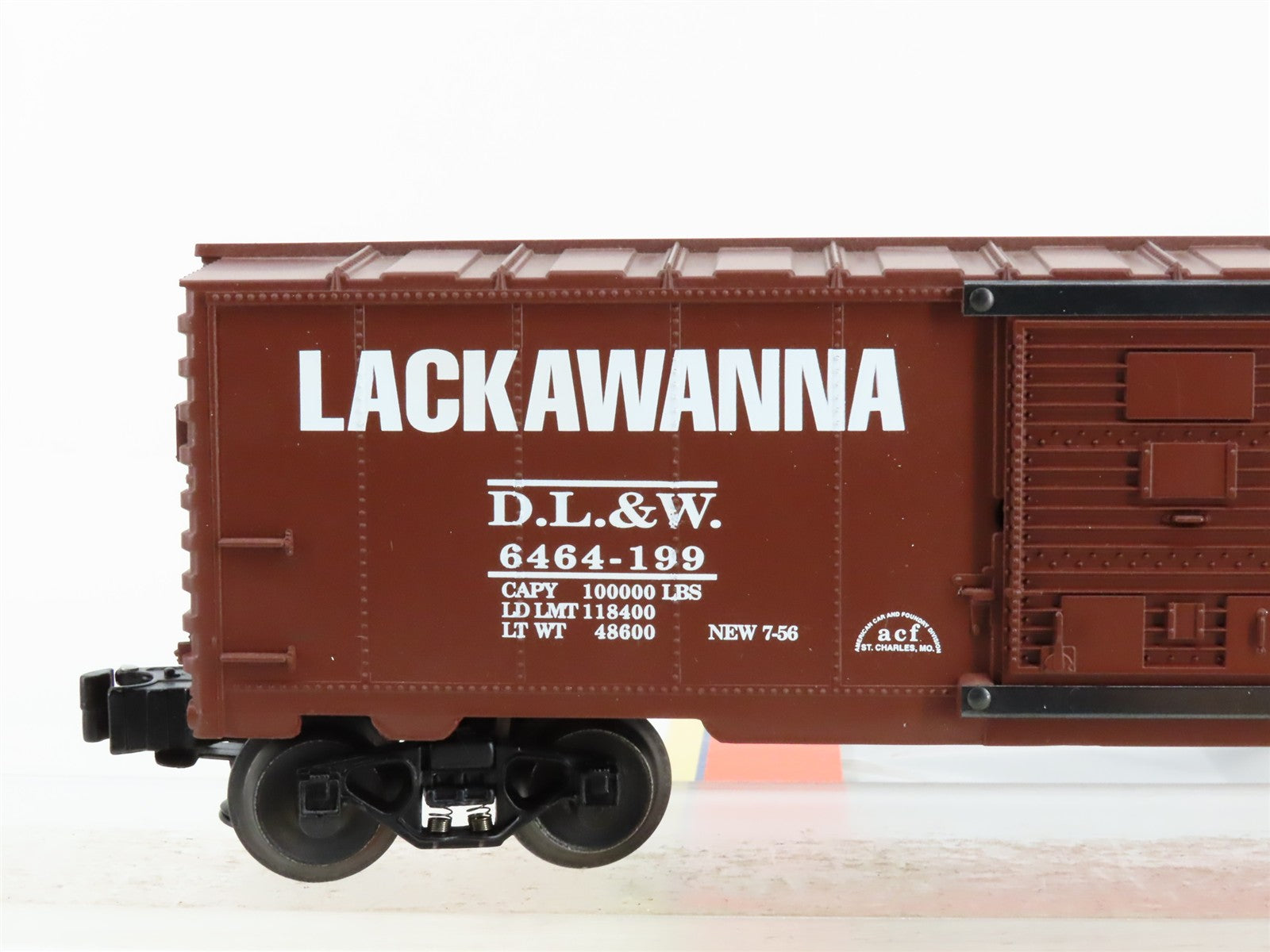 O Scale Lionel 6-29250 DL&W Lackawanna Box Car 6464-199 RTR