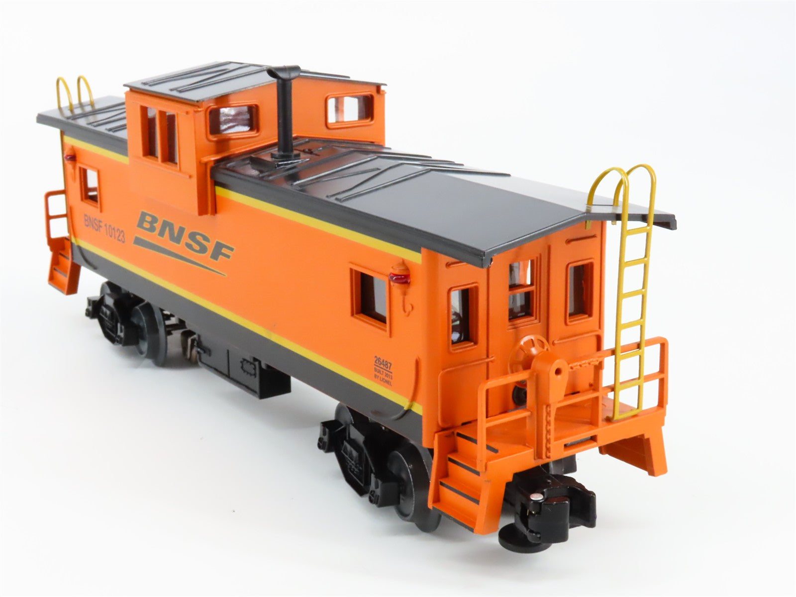 O Scale Lionel 6-26487 BNSF Railway Extended Vision Caboose Lighted 10123 RTR