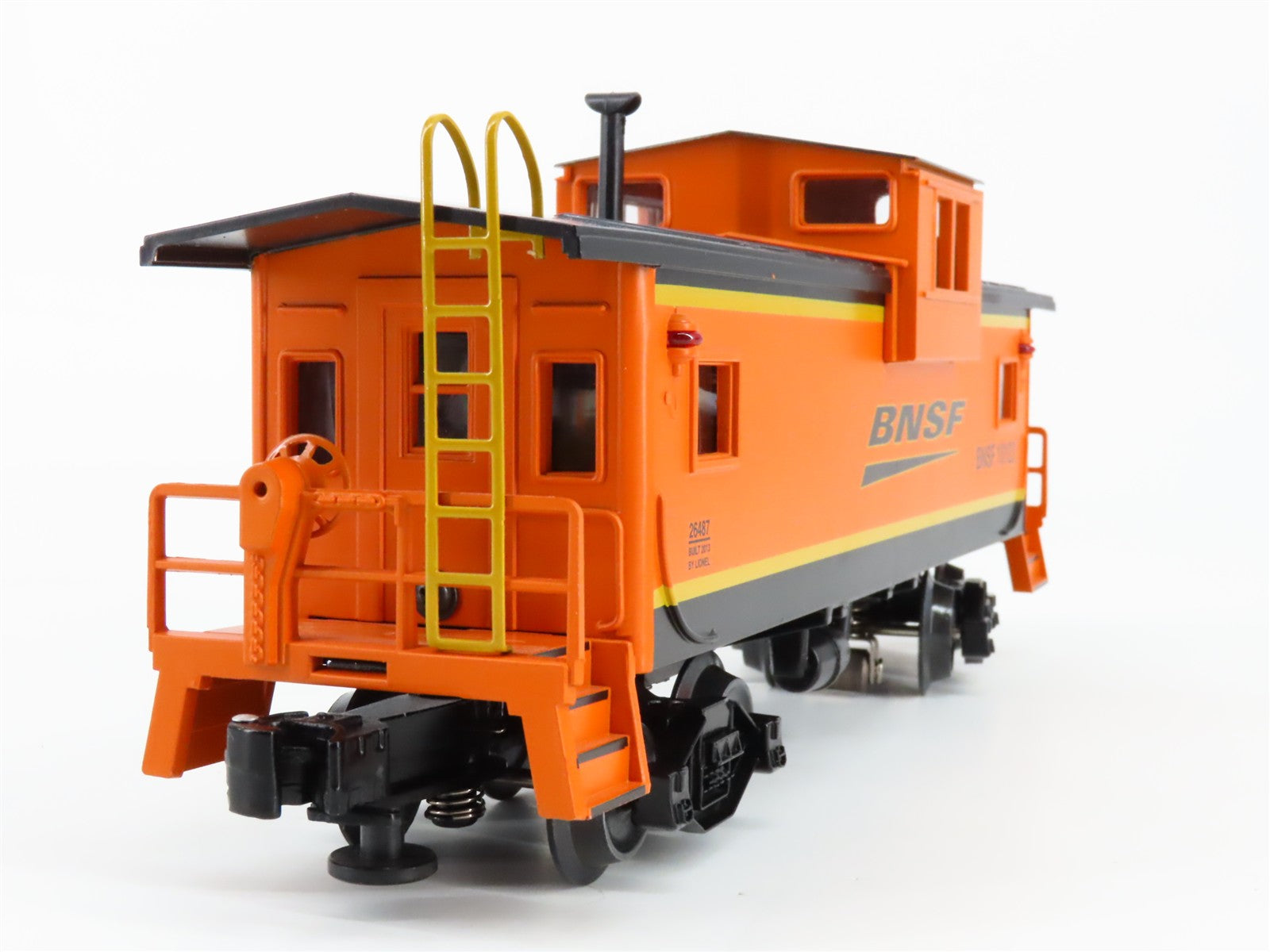 O Scale Lionel 6-26487 BNSF Railway Extended Vision Caboose Lighted 10123 RTR