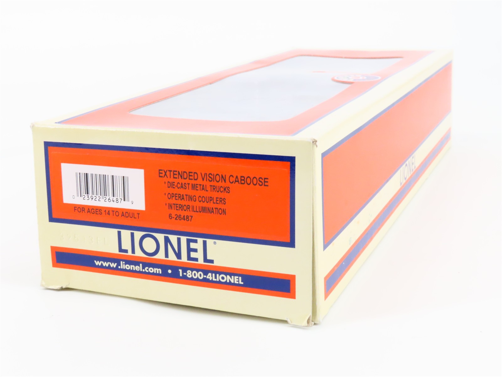 O Scale Lionel 6-26487 BNSF Railway Extended Vision Caboose Lighted 10123 RTR