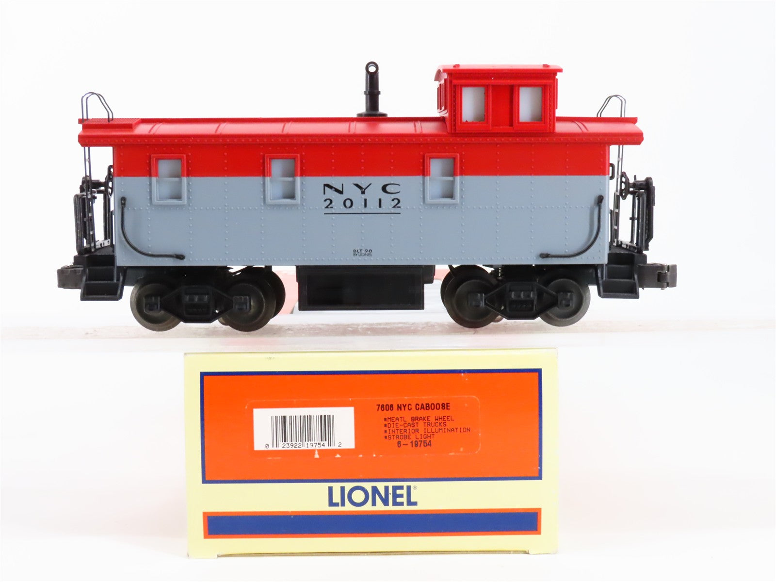 O Scale Lionel 6-19754 NYC New York Central Caboose 20112 RTR