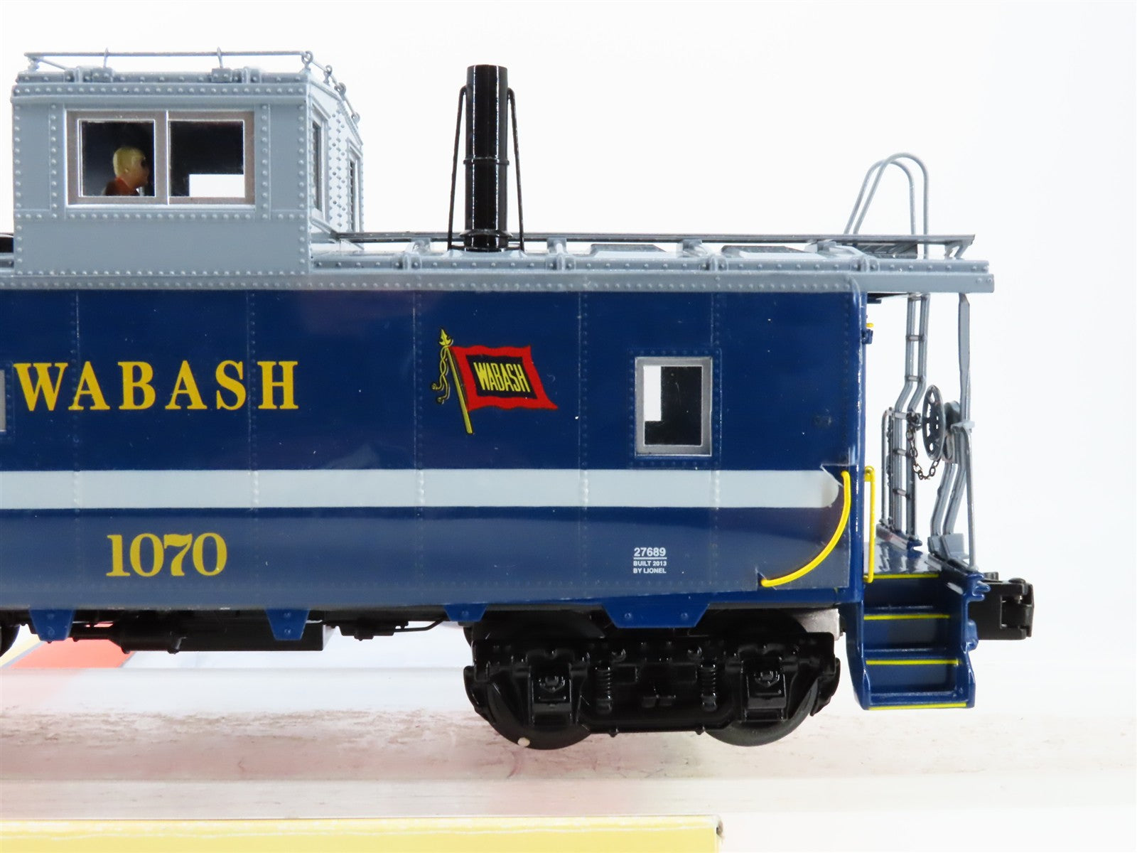O Scale Lionel 6-27689 Wabash CA-4 Caboose Lighted Factory Interior 1070 RTR