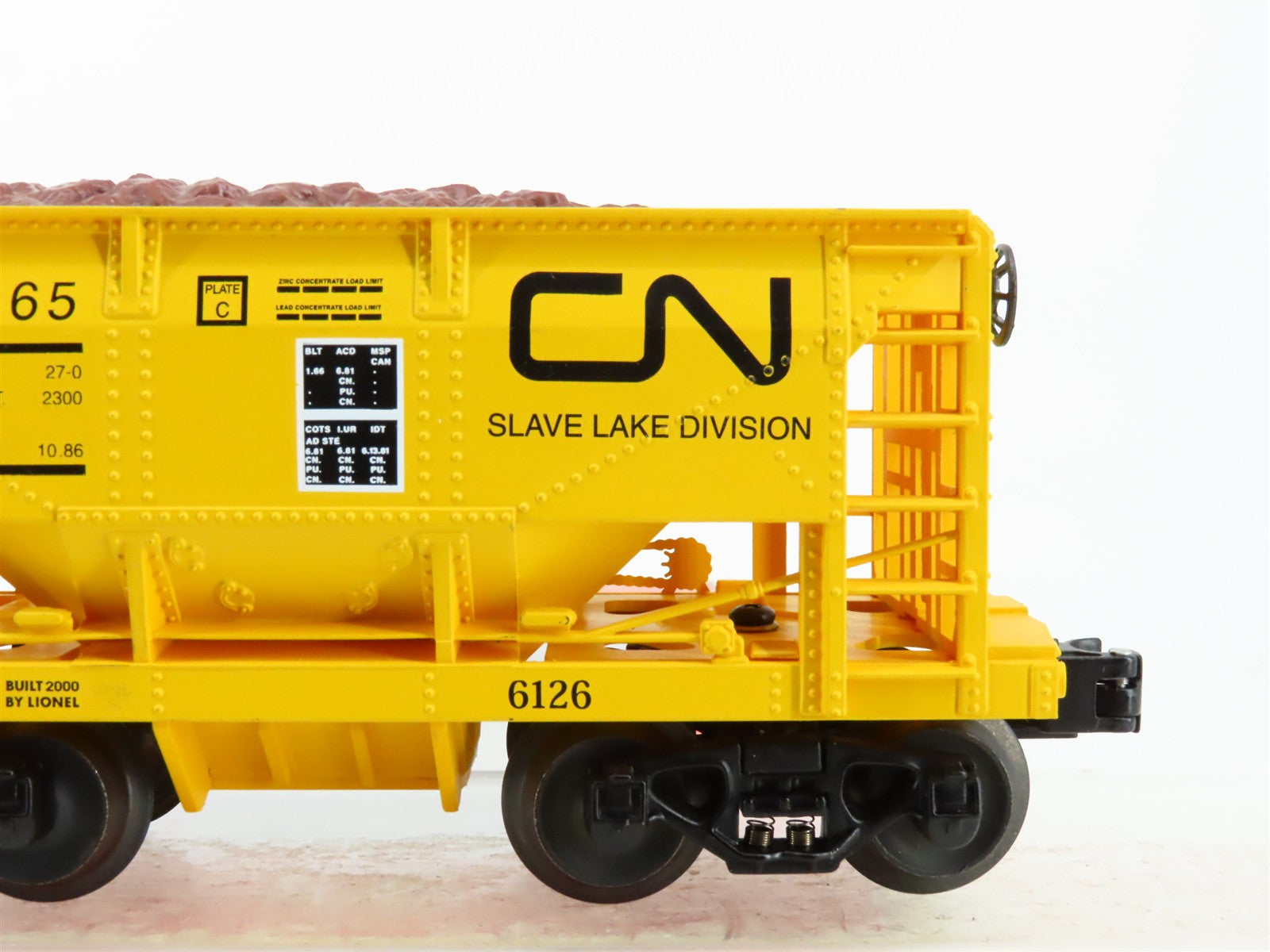 O Scale Lionel 6-17801 CN Canadian National Hopper 345165 RTR