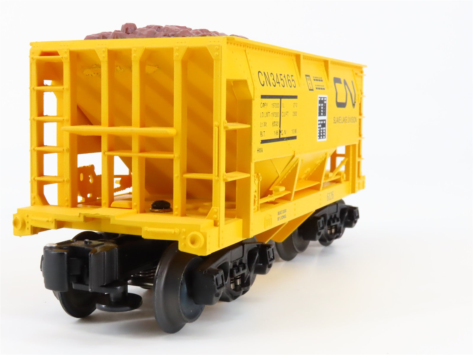O Scale Lionel 6-17801 CN Canadian National Hopper 345165 RTR