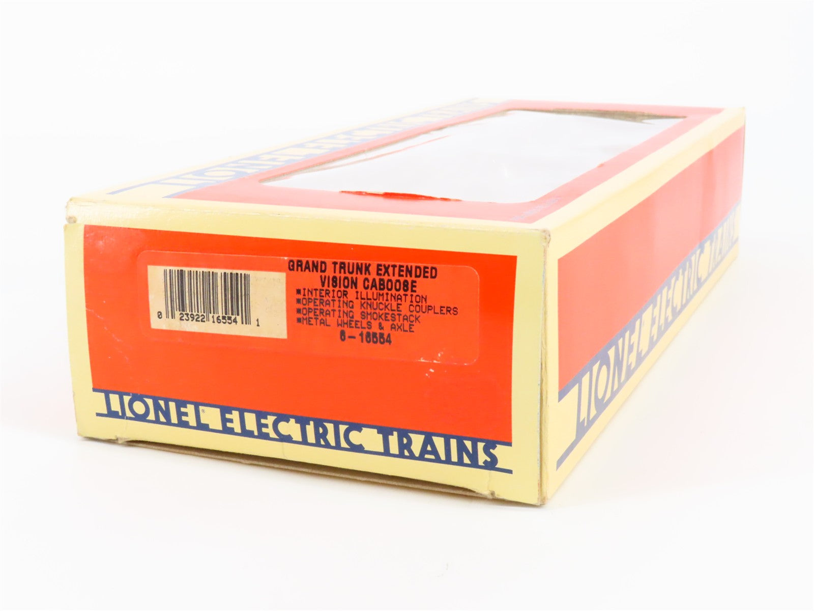 O Scale Lionel 6-16554 GT Grand Trunk Extended Vision Caboose Lighted 79052 RTR